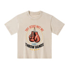 Try Jesus Not Me Cause I Throw Hands Christian Washed T-Shirt