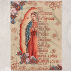 Virgin Mary Blanket Christian Blanket