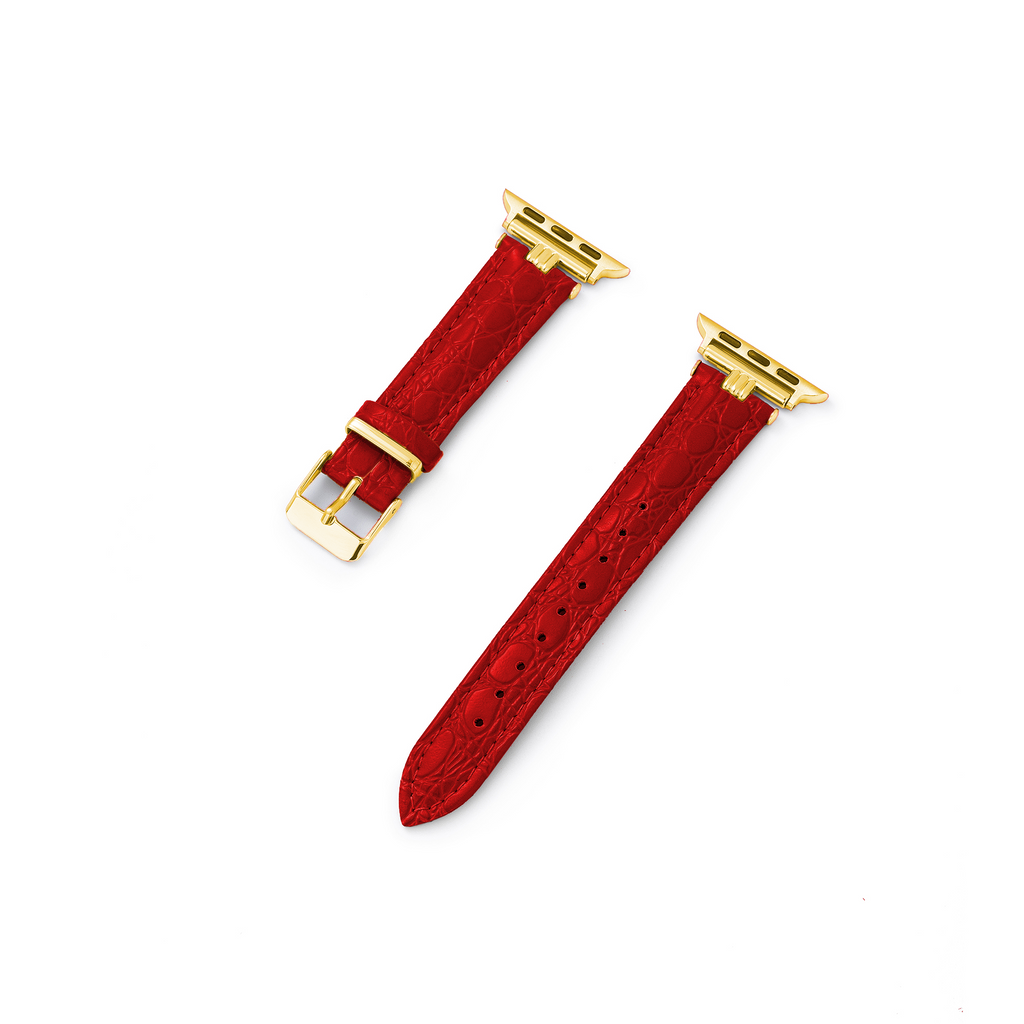 Alligator Print Watch Band for Apple Watch