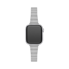 Minimal Modern Brushed Metal Watch Band for Apple Watch