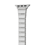 Minimal Modern Brushed Metal Watch Band for Apple Watch