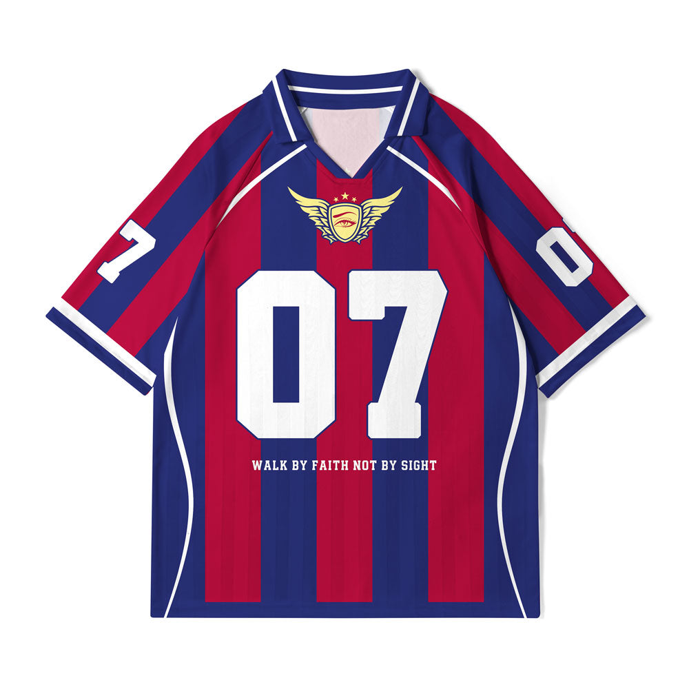 Walk By Faith Christian Collar Jersey