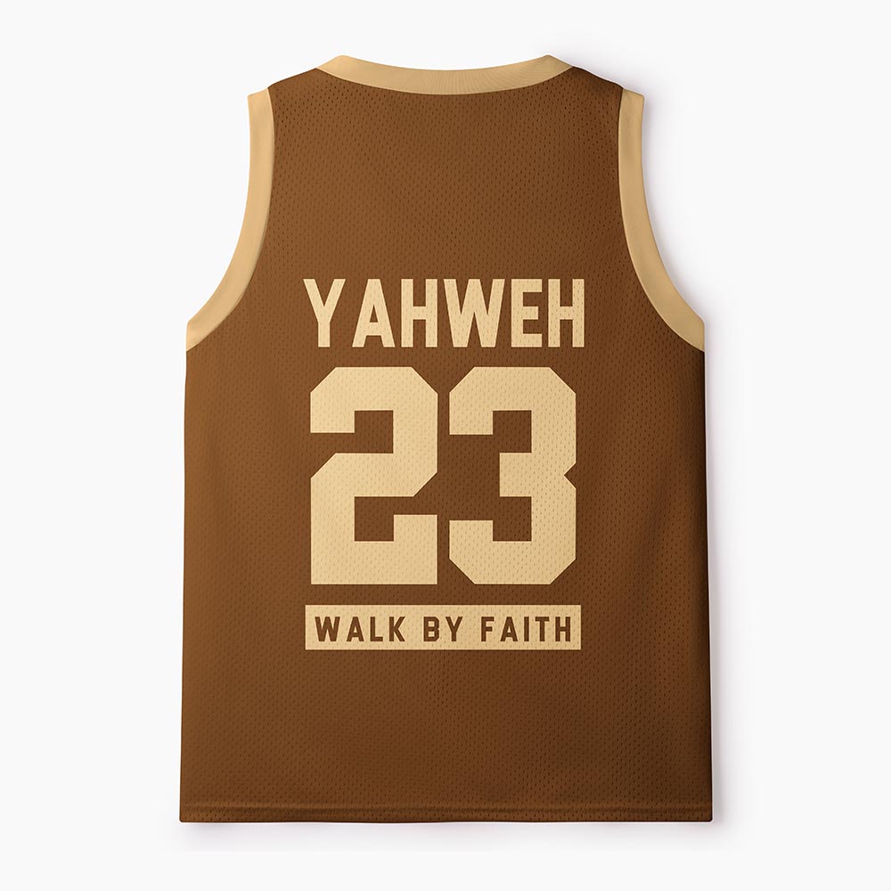Walk By Faith Christian Mesh Jersey Tank Top