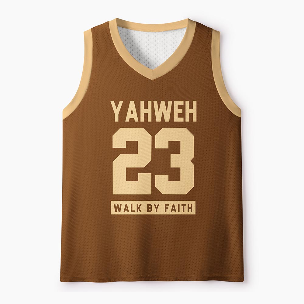 Walk By Faith Christian Mesh Jersey Tank Top