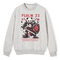 Walk Through The Darkest Valley Panda Warrior Christian Fleece Sweatshirt