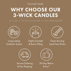 Warm & Welcome Odor Eliminating 3-Wick Candle