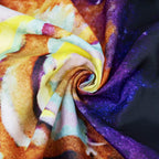 Watercolor Jesus Portrait Looking up and Praying Tapestry