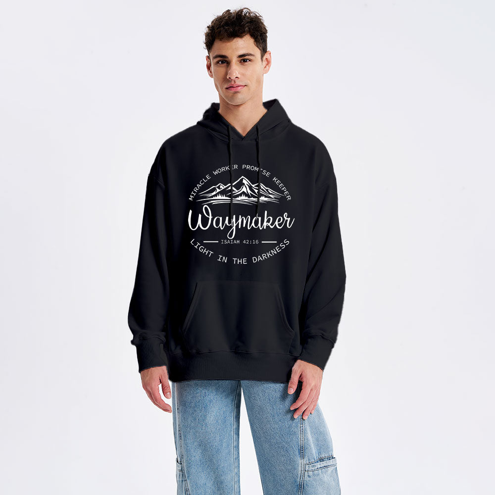 Waymaker Miracle Worker Promise Keeper Christian Hoodie
