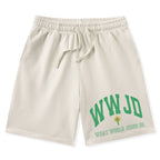 What Would Jesus Do Christian Washed Shorts