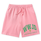 What Would Jesus Do Christian Washed Shorts