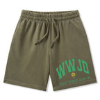 What Would Jesus Do Christian Washed Shorts