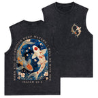 When You Go Through Deep Water Christian Washed Tank Top
