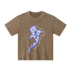 When You Go Through Deep Waters Christian Kid Washed T-Shirt