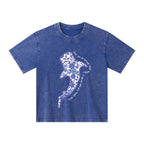 When You Go Through Deep Waters Christian Kid Washed T-Shirt