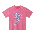 When You Go Through Deep Waters Christian Kid Washed T-Shirt