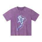 When You Go Through Deep Waters Christian Kid Washed T-Shirt