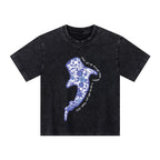 When You Go Through Deep Waters Christian Kid Washed T-Shirt