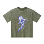 When You Go Through Deep Waters Christian Kid Washed T-Shirt