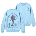 When You Go Through Deep Waters Whale Christian Fleece Sweatshirt