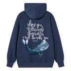 When You Got Through Deep Waters I Will Be With You Isaiah 43:2 Christian Hoodie