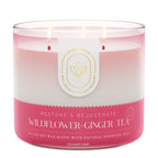 Wildflower Ginger Tea Aromatherapy 3-Wick Candle