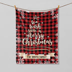 Wish You A Merry Christmas Personalized Blanket