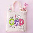 With God All Things Are Possible Easter Christian Bag