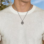With The Heart One Believes Christian Stainless Steel Necklace