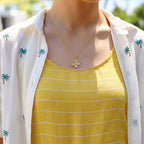 Butterfly Pendant Christian Necklace