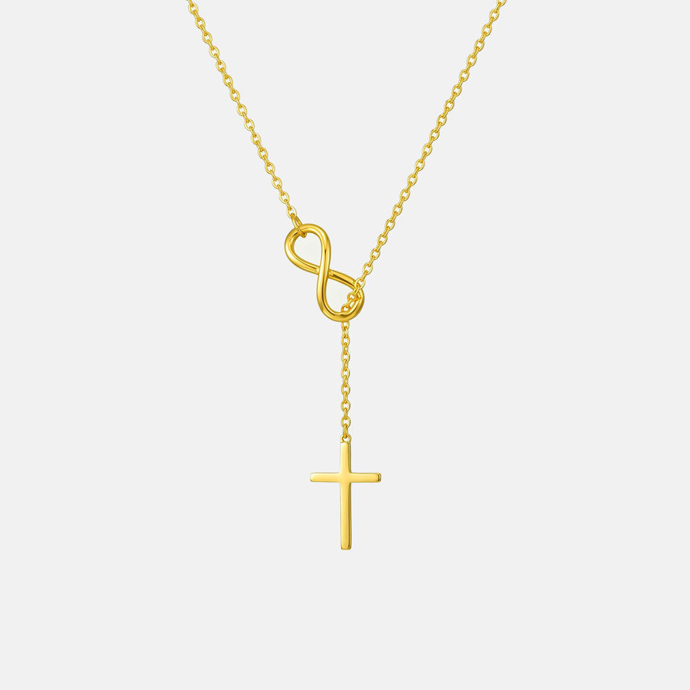Infinity Cross Christian Necklace