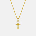 Ankh?Shaped Pendant Christian Necklace