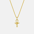 Ankh?Shaped Pendant Christian Necklace