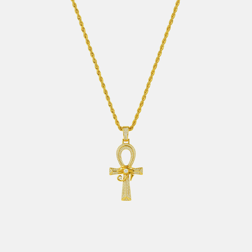Ankh?Shaped Pendant Christian Necklace