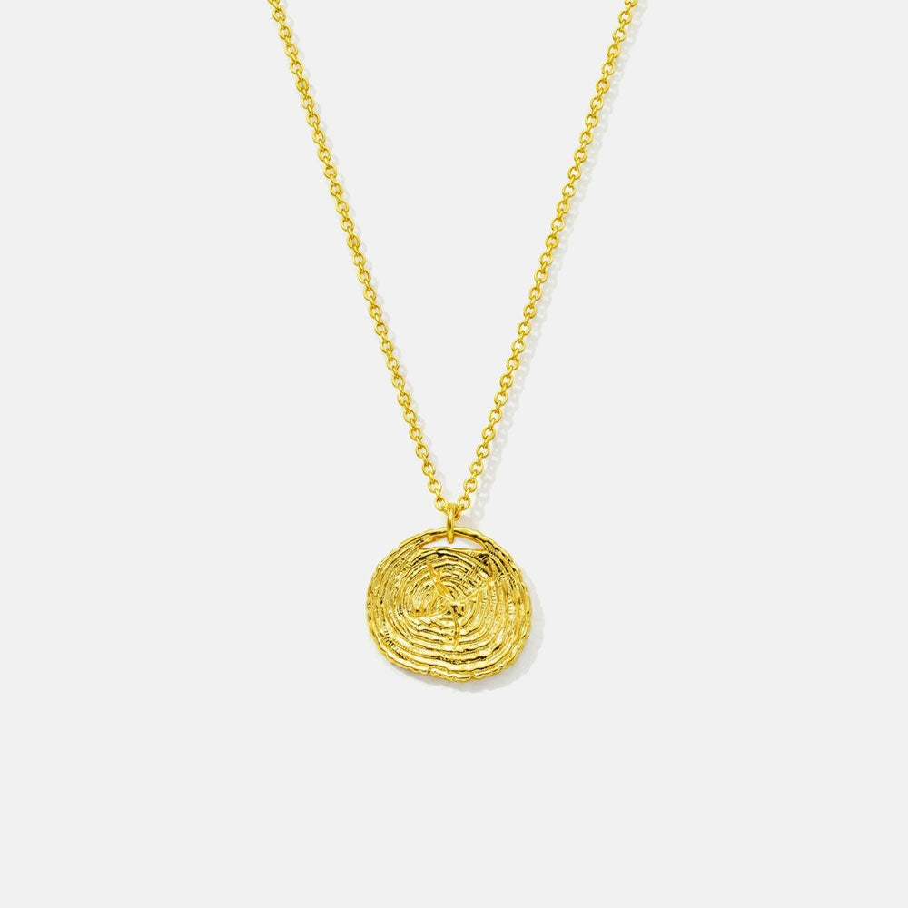 Fingerprint And Starfish Christian Necklace