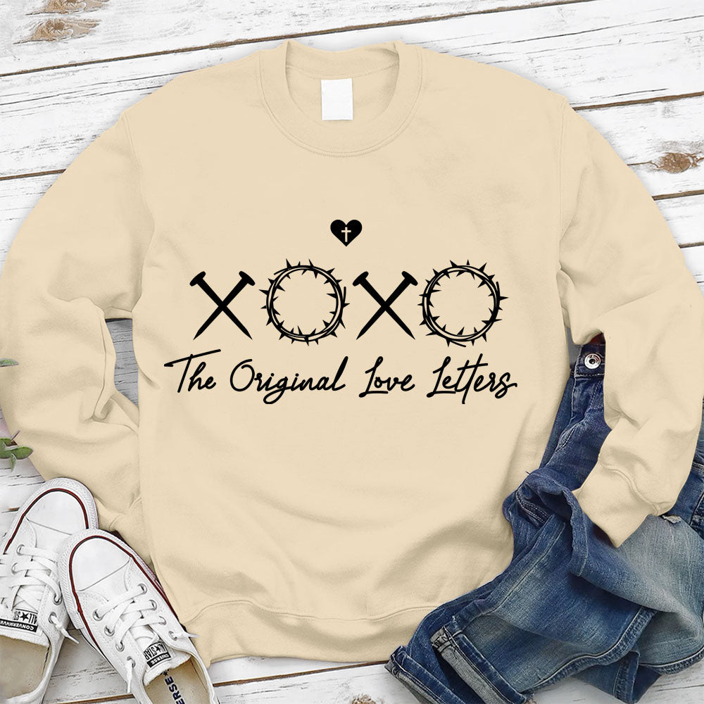 XOXO The Original Love Letters Christian Sweatshirt