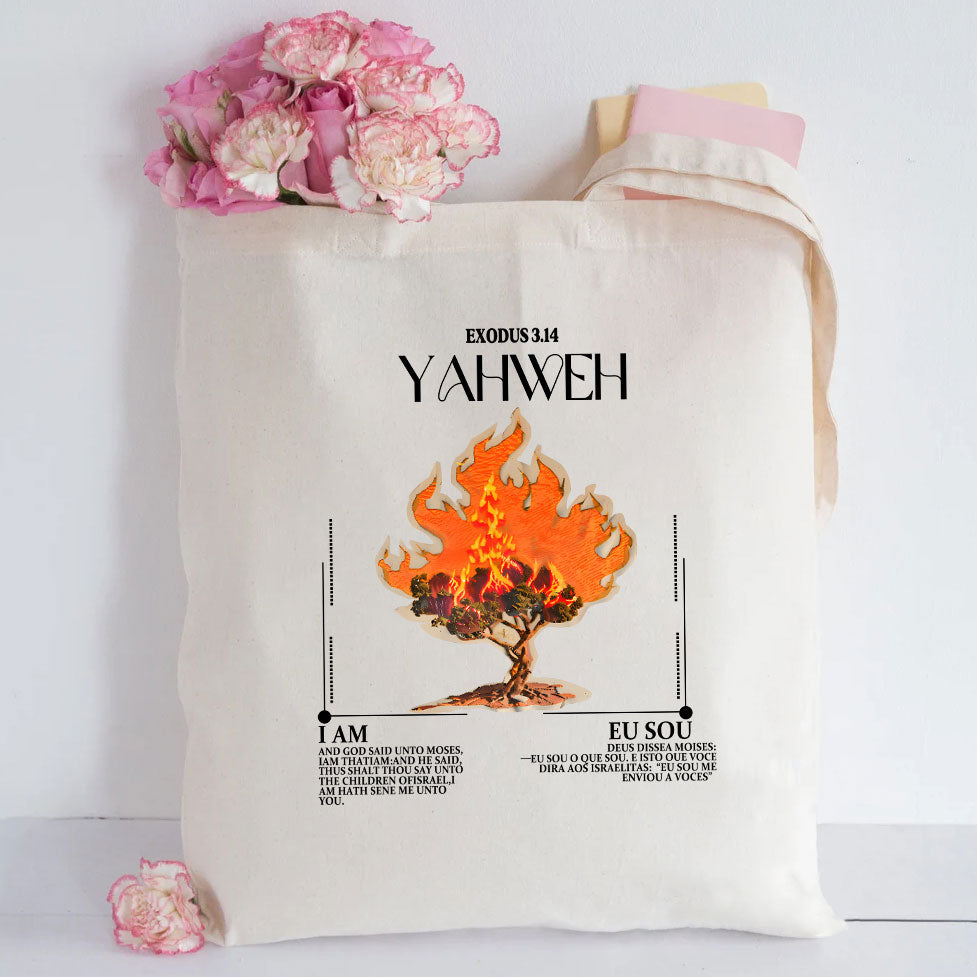 YAHWEH Christian Canvas Tote Bag