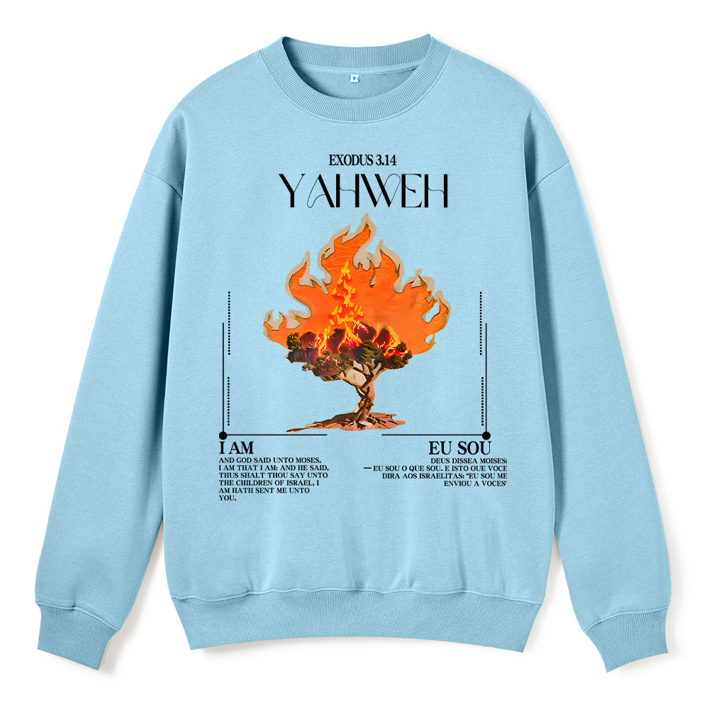 YAHWEH Christian Fleece Sweatshirt