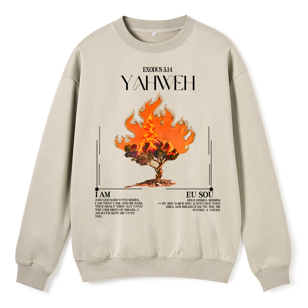 YAHWEH Christian Fleece Sweatshirt