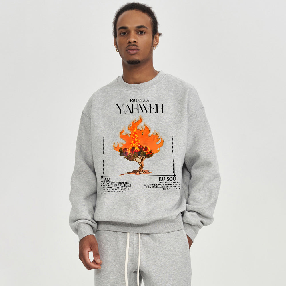 YAHWEH Christian Fleece Sweatshirt