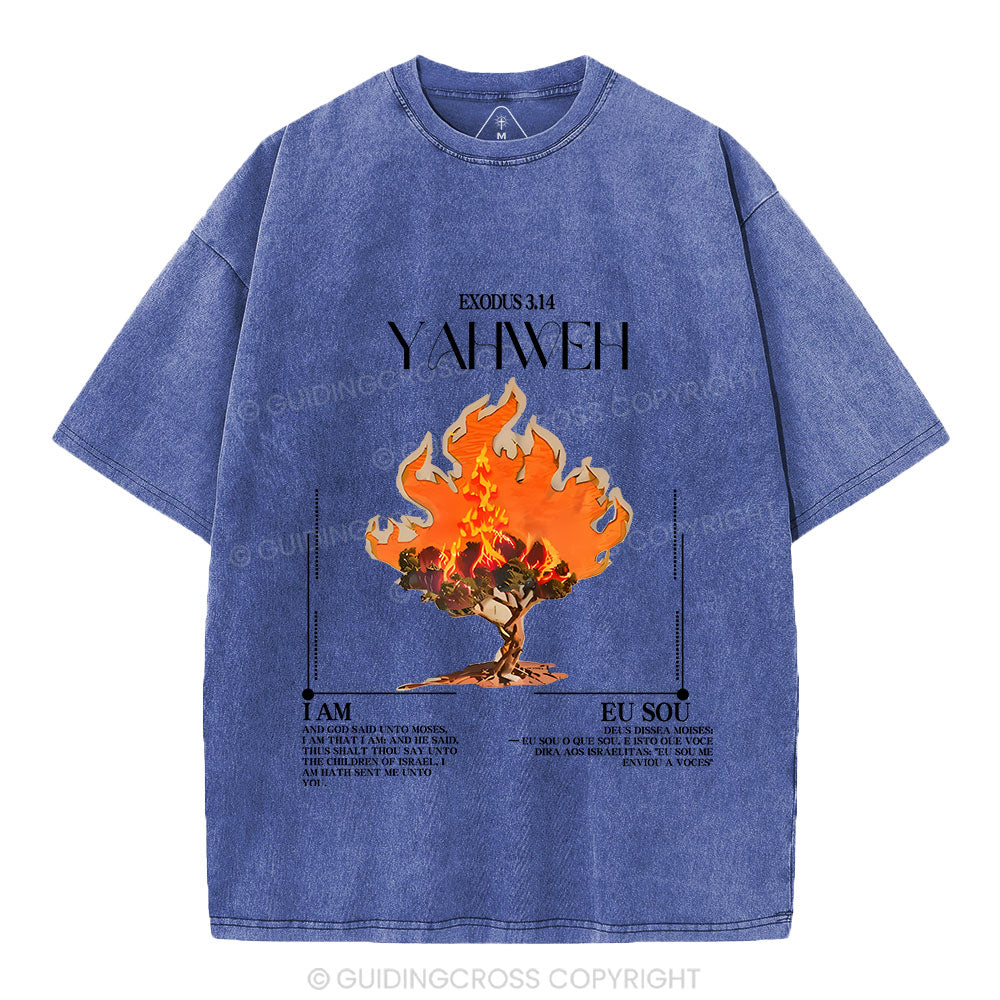 YAHWEH Christian Washed T-Shirt