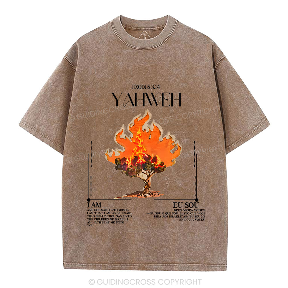 YAHWEH Christian Washed T-Shirt