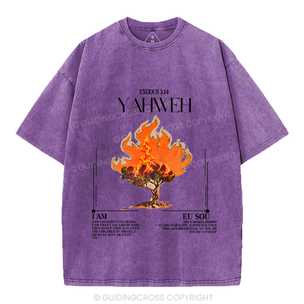 YAHWEH Christian Washed T-Shirt