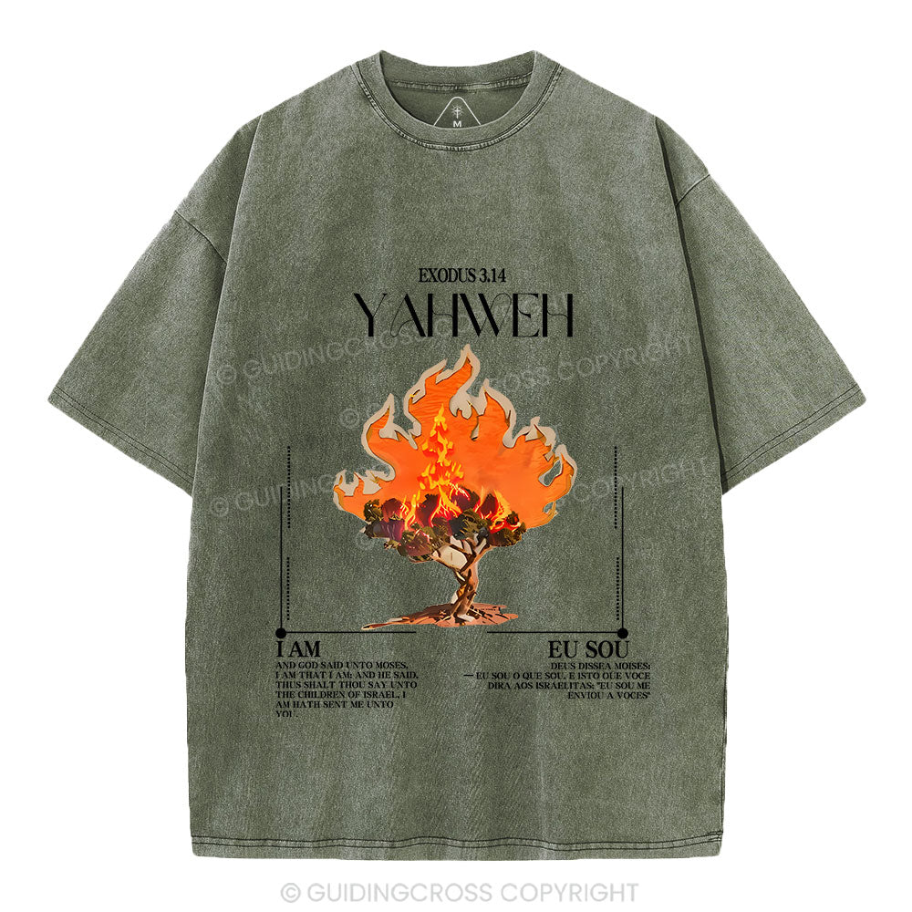 YAHWEH Christian Washed T-Shirt