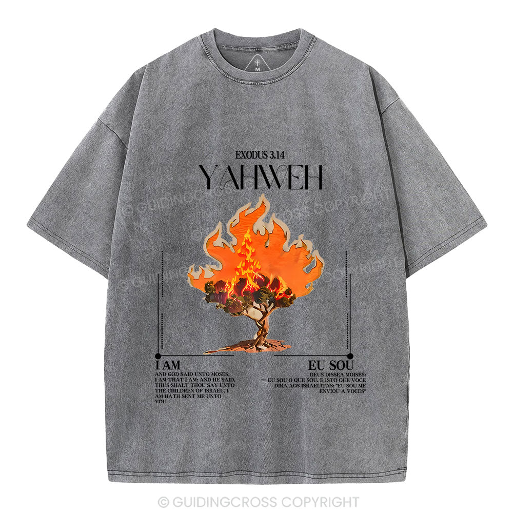 YAHWEH Christian Washed T-Shirt