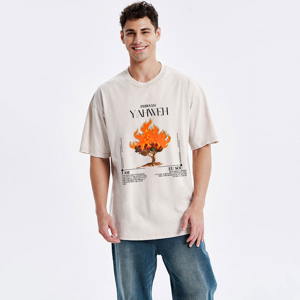 YAHWEH Christian Washed T-Shirt