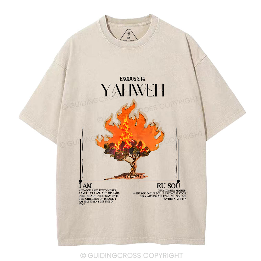 YAHWEH Christian Washed T-Shirt