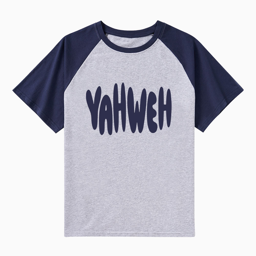 YAHWEH Christian Raglan Sleeve T-Shirt