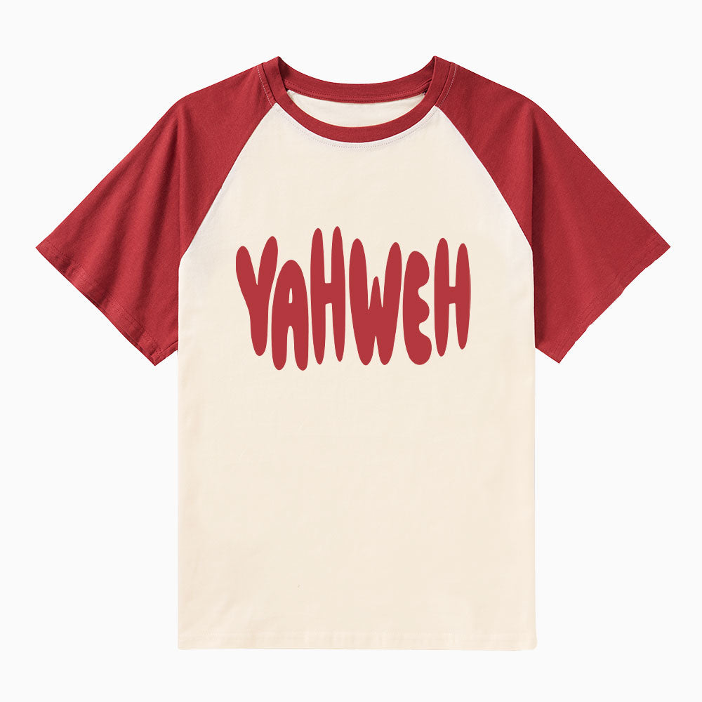 YAHWEH Christian Raglan Sleeve T-Shirt