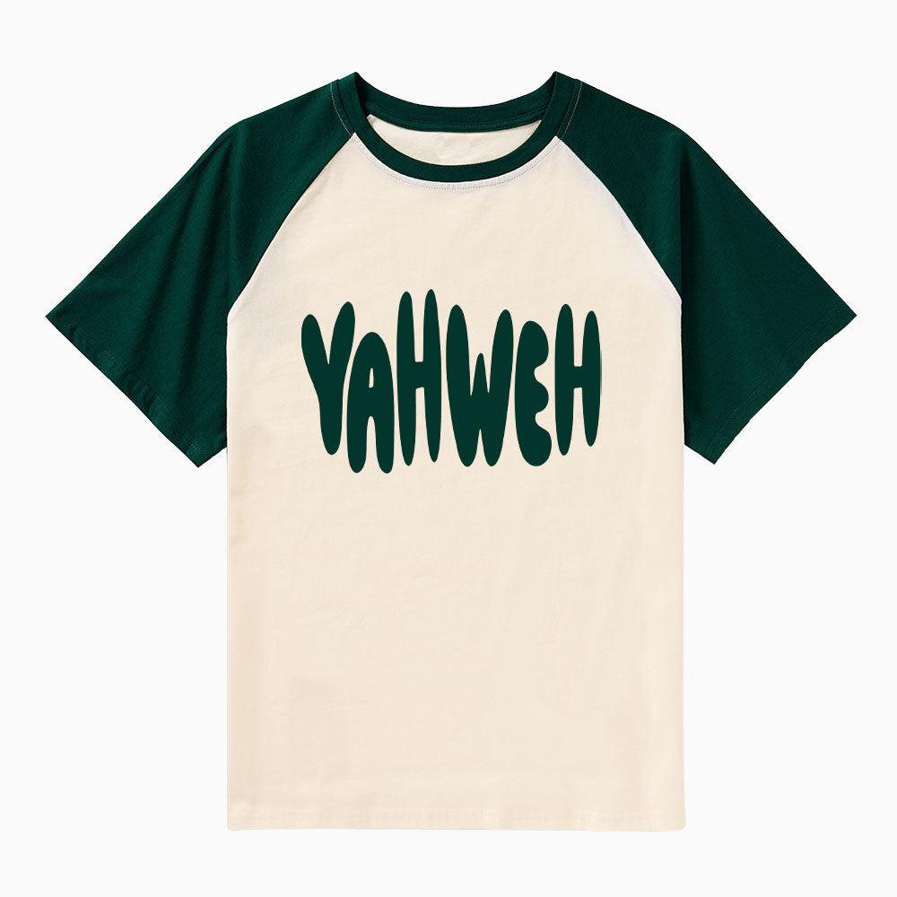 YAHWEH Christian Raglan Sleeve T-Shirt