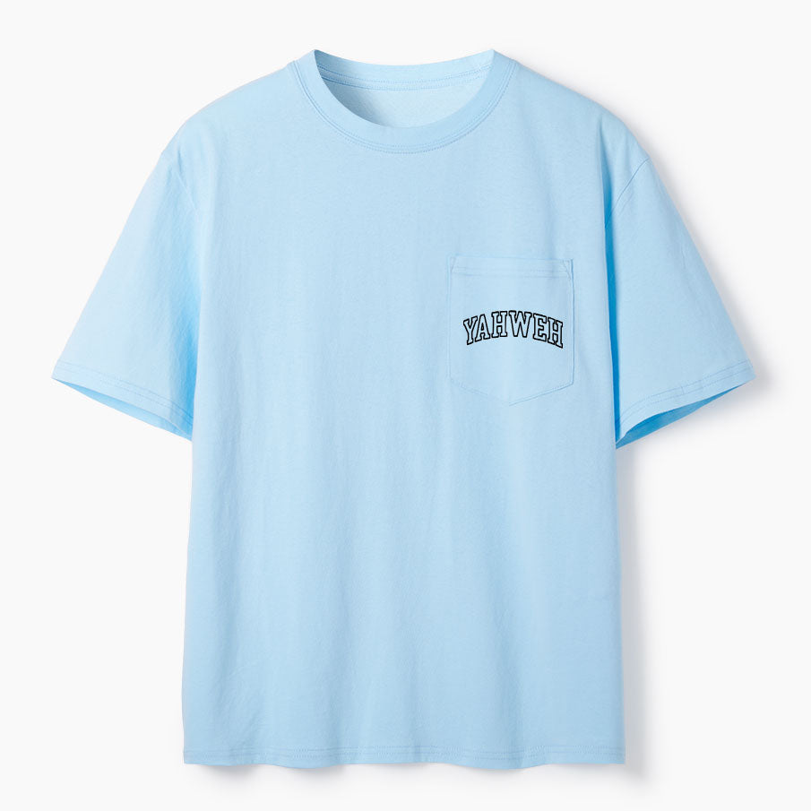 YAHWEH Christian Unisex Pocket T-Shirt
